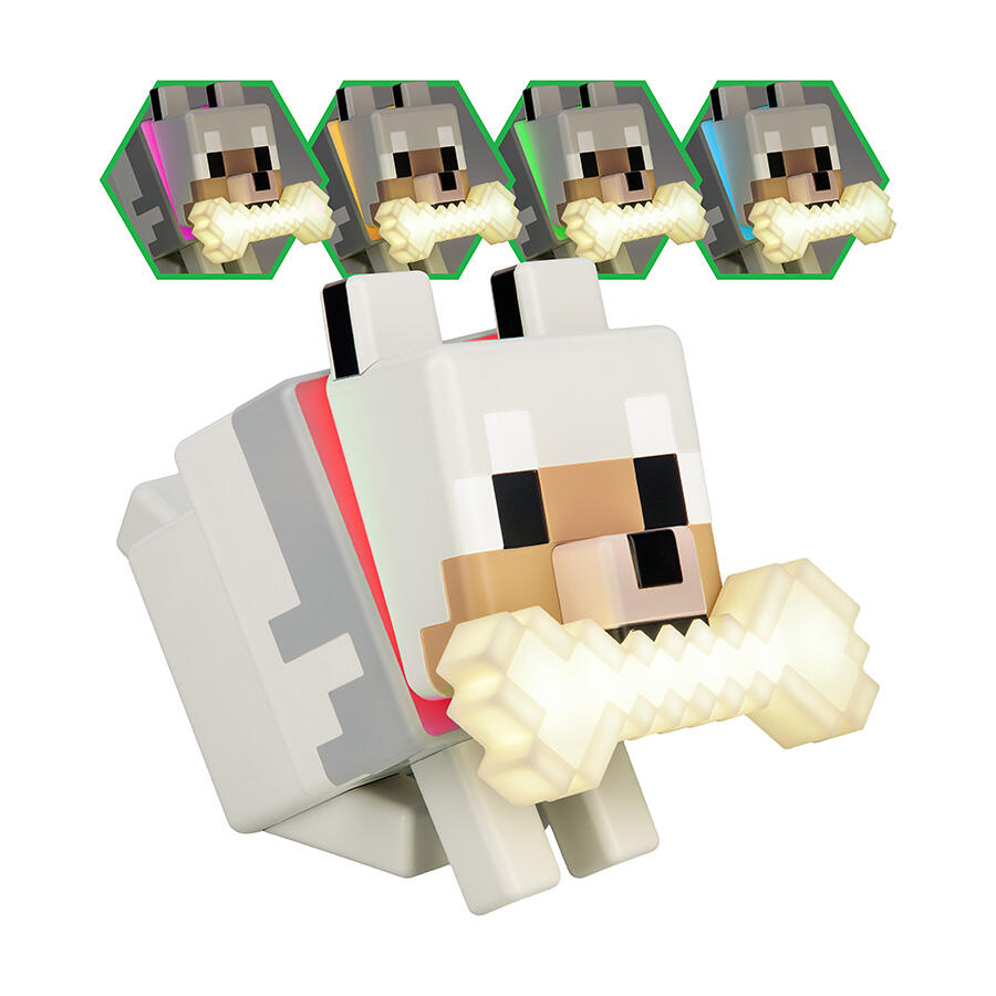 Minecraft Wolf LED Night Lamp | 4 colors