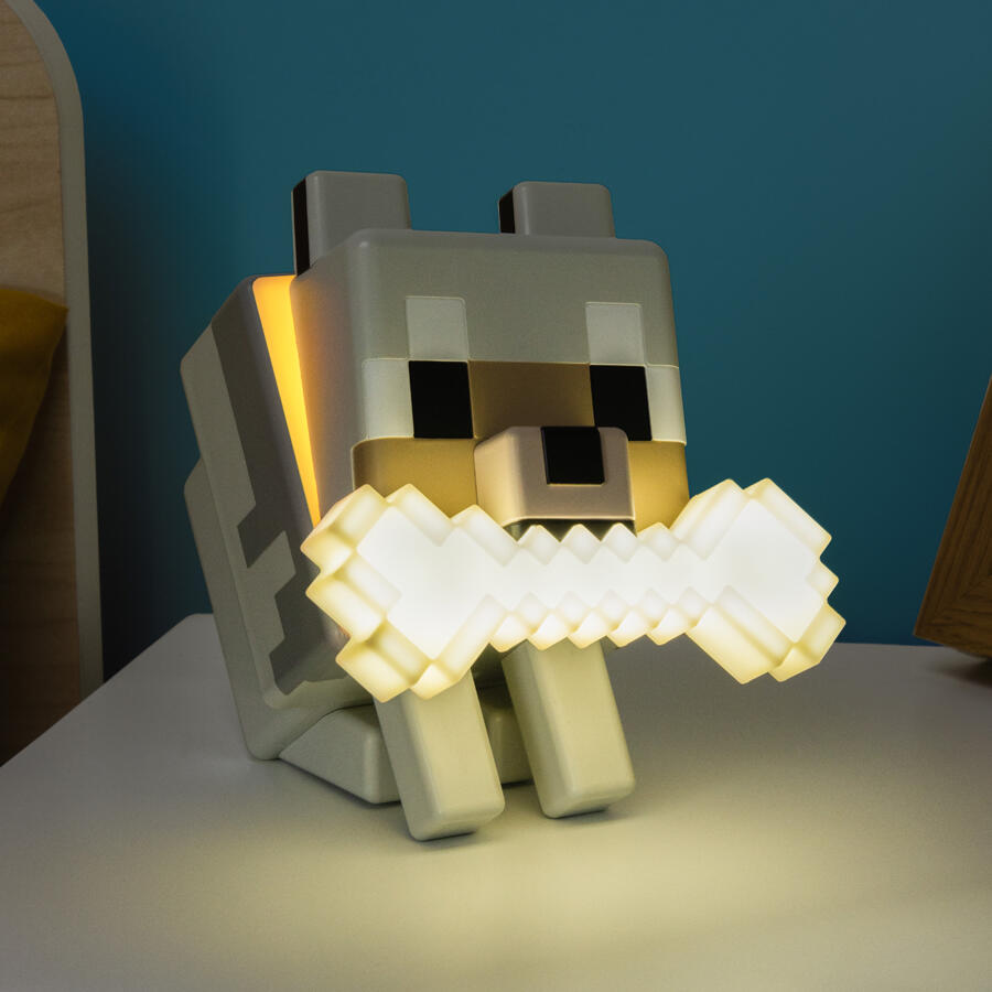 Minecraft Wolf LED Night Lamp | 4 colors